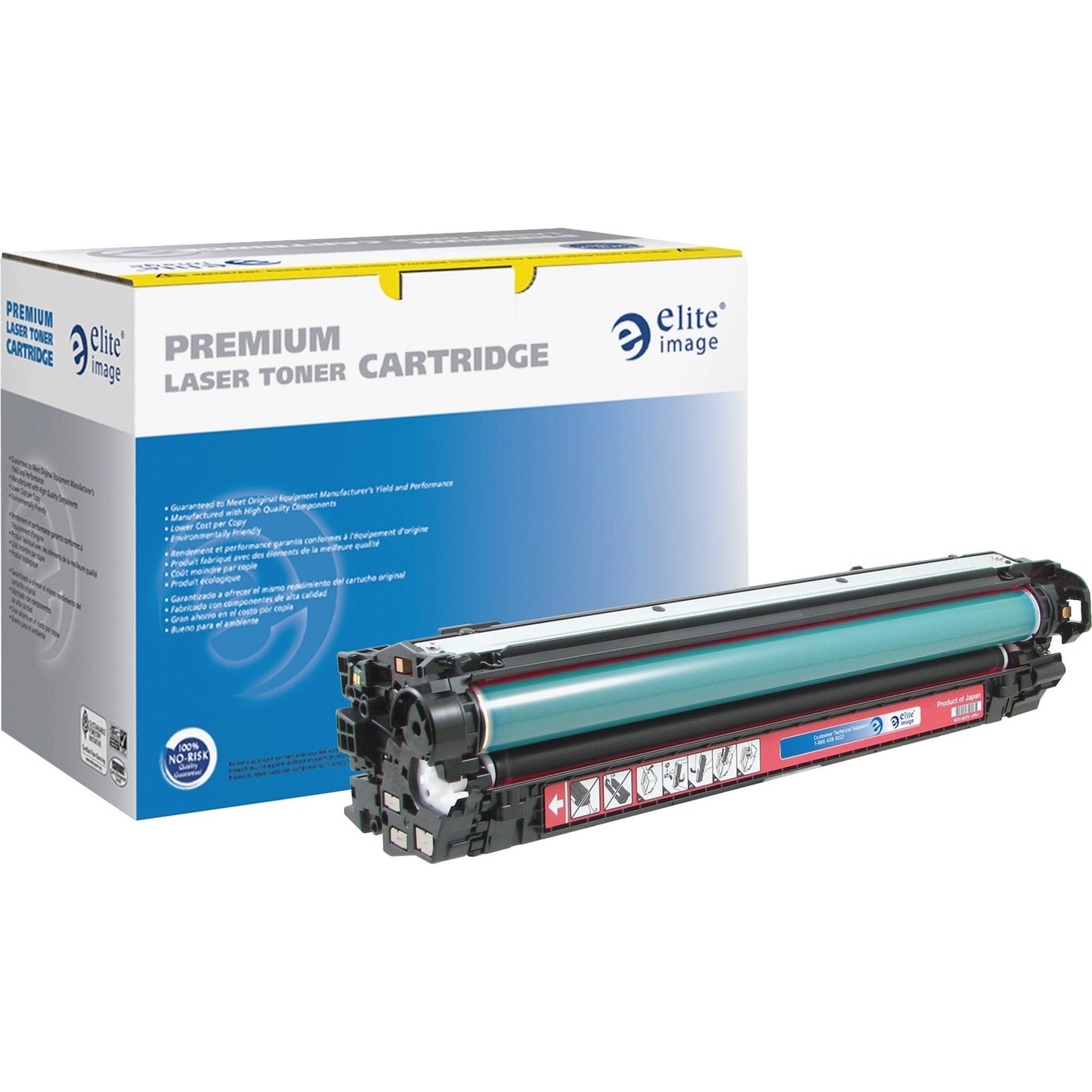 Elite Image Remanufactured Laser Toner Cartridge - Alternative for HP 650A (CE273A) - Magenta - 1 Each (75747)