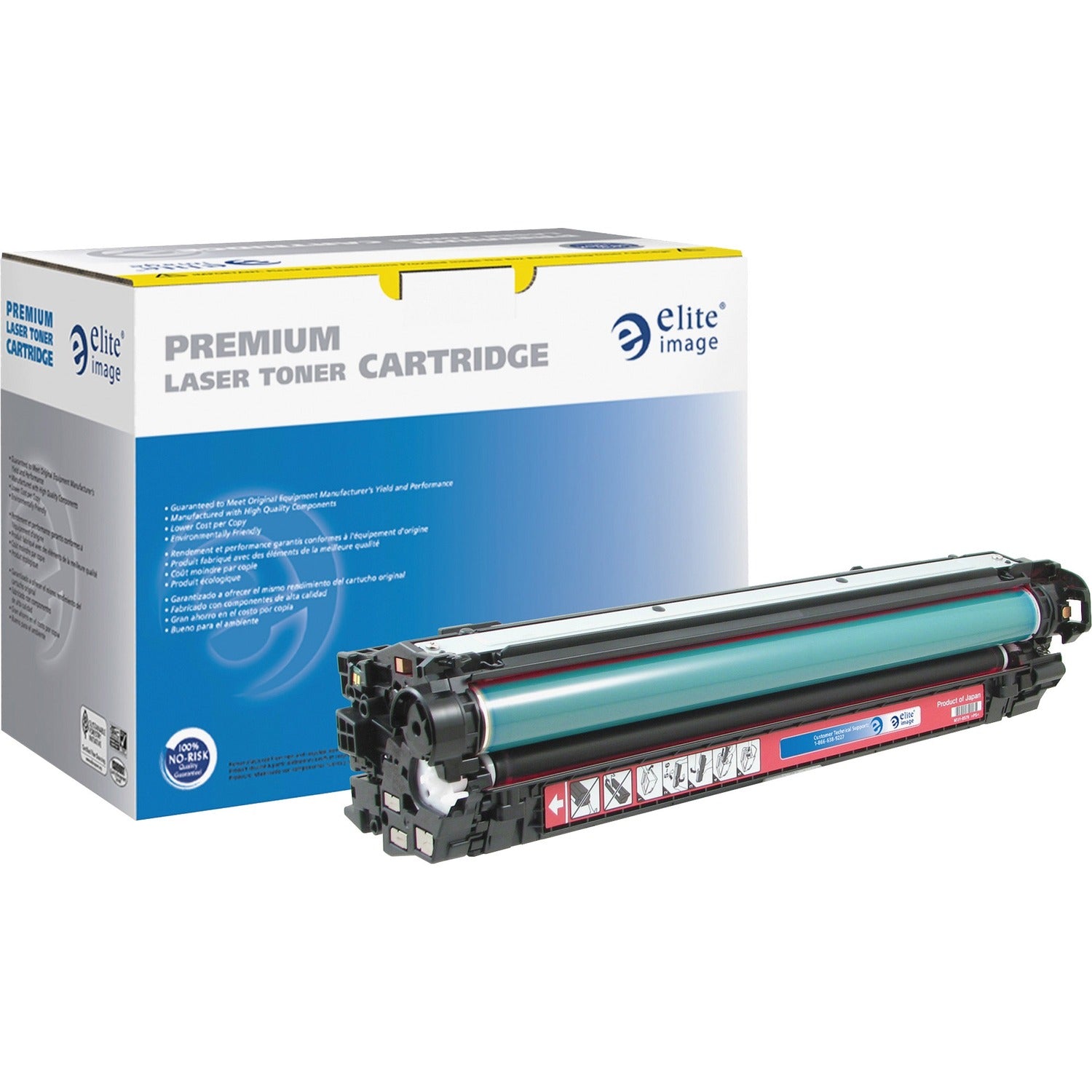 Elite Image Remanufactured Laser Toner Cartridge - Alternative for HP 650A (CE273A) - Magenta - 1 Each (75747)