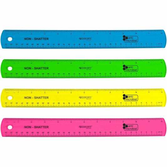 Westcott Shatterproof Ruler (14381)