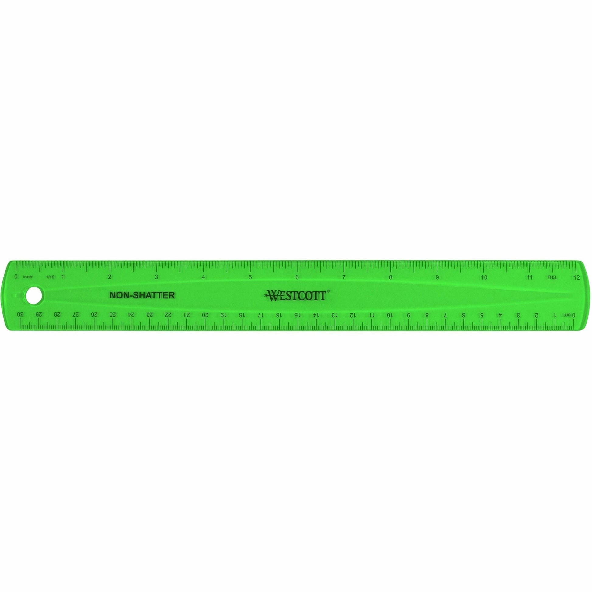 Westcott Shatterproof Ruler (14381)