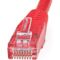 StarTech 100ft Cat6 Ethernet Cable Red Cat 6 Poe (C6PATCH100RD)