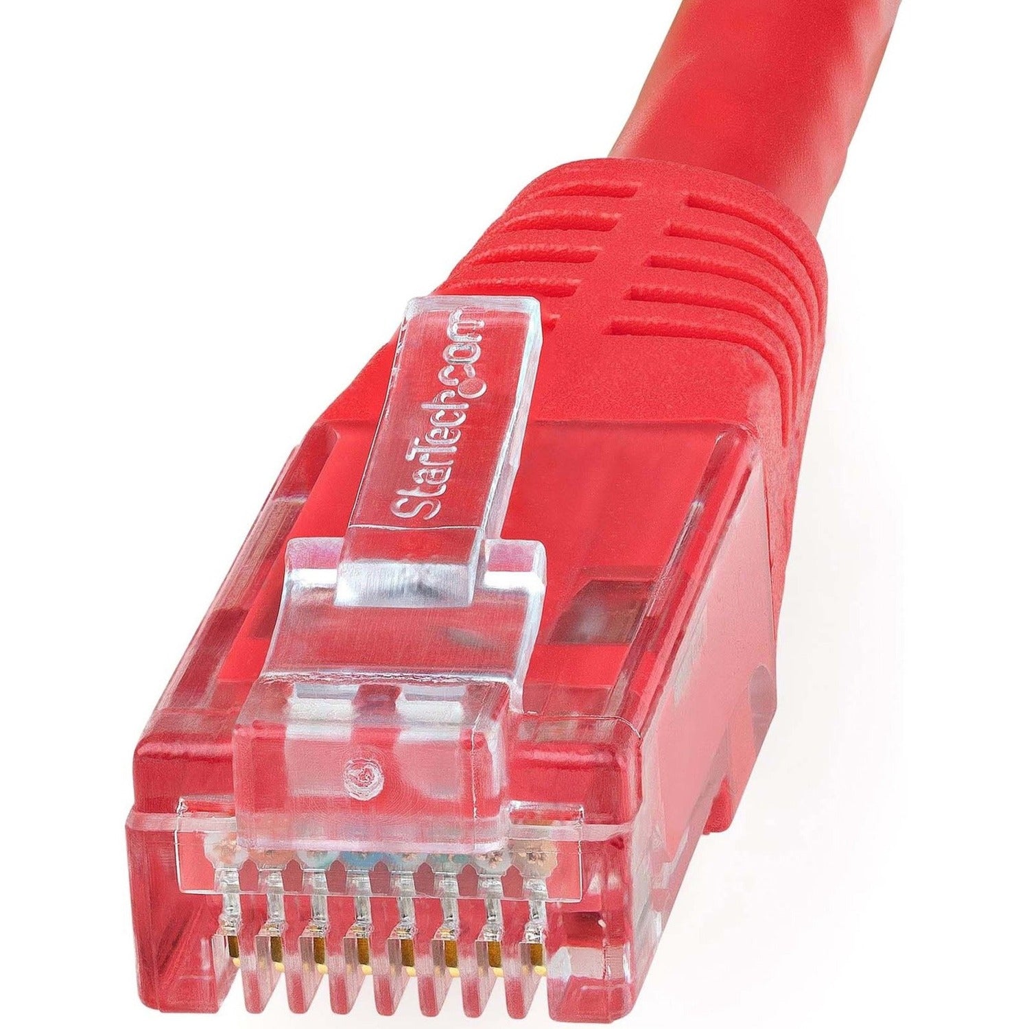 StarTech 100ft Cat6 Ethernet Cable Red Cat 6 Poe (C6PATCH100RD)