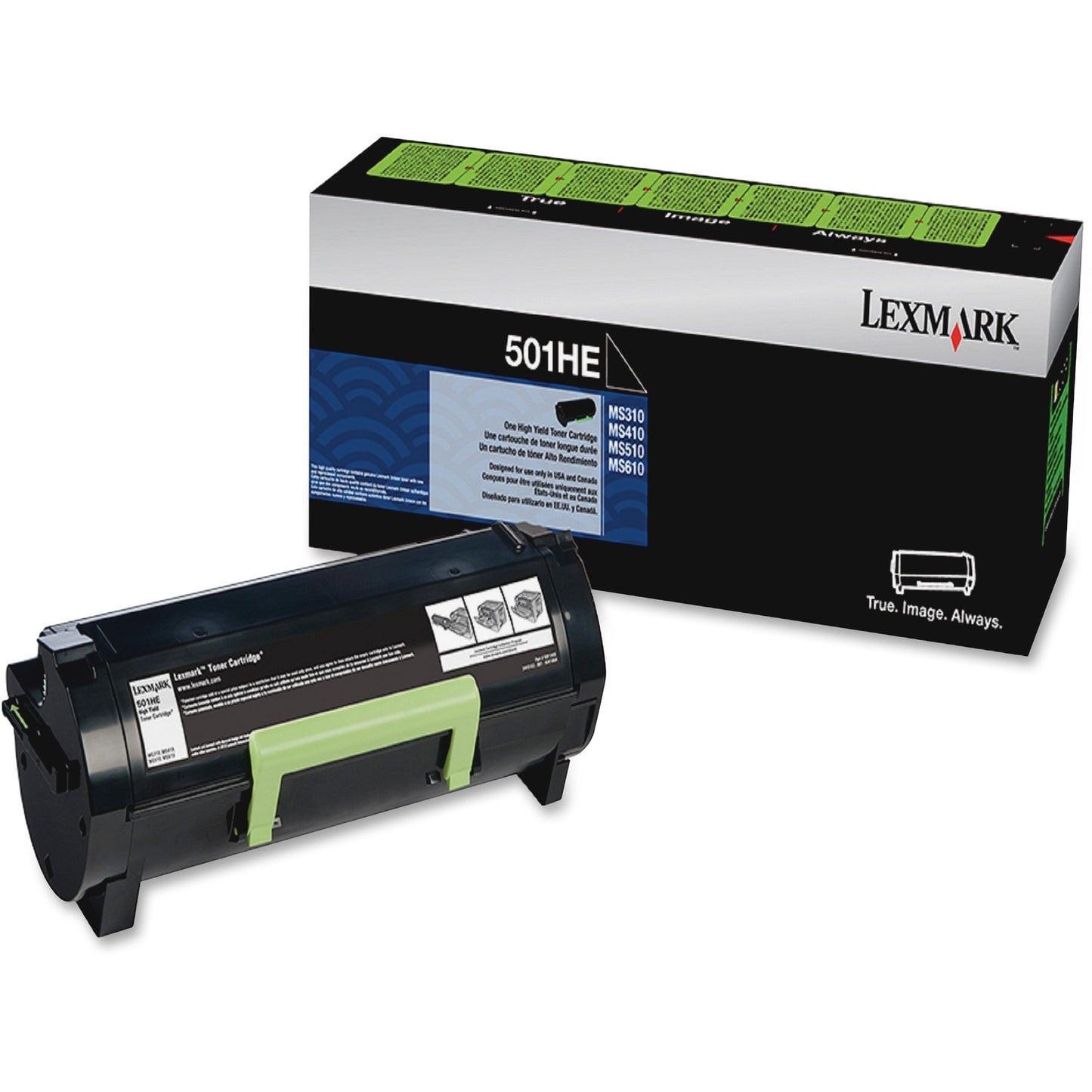 Lexmark Unison Extra High Yield Laser Toner Cartridge - Black Pack (50F1X0E)