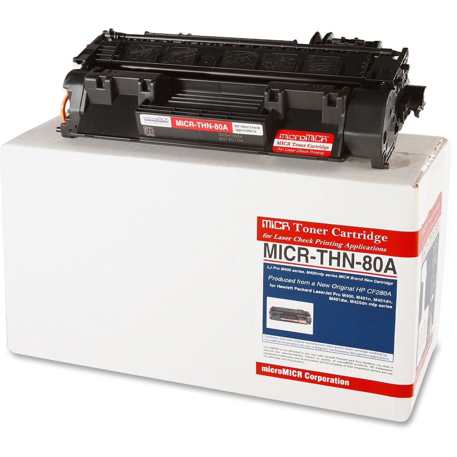 microMICR MICR Toner Cartridge - Alternative for HP (CF280A) (MICRTHN80A)