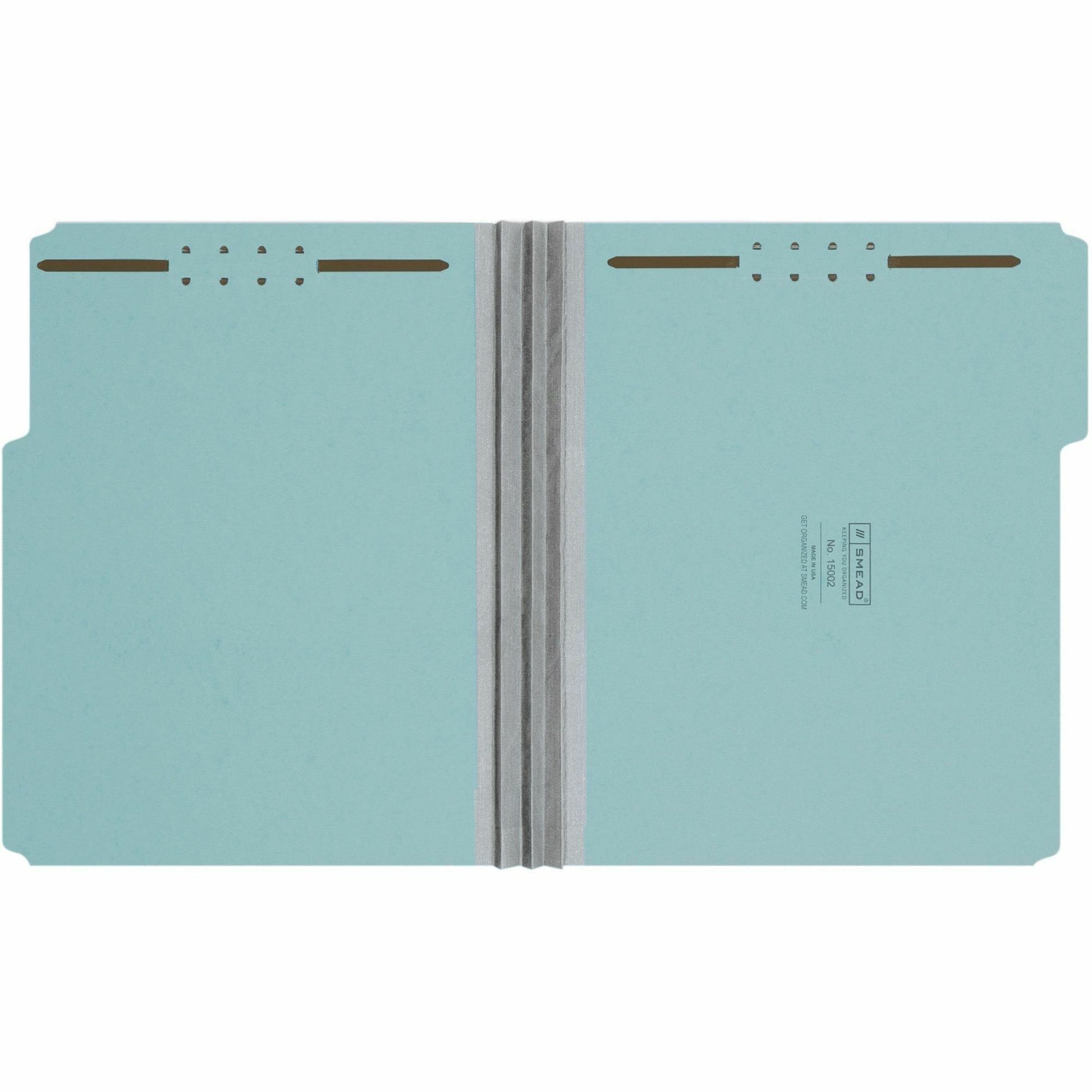 Smead 1/3 Tab Cut Letter Recycled Fastener Folder (15002)