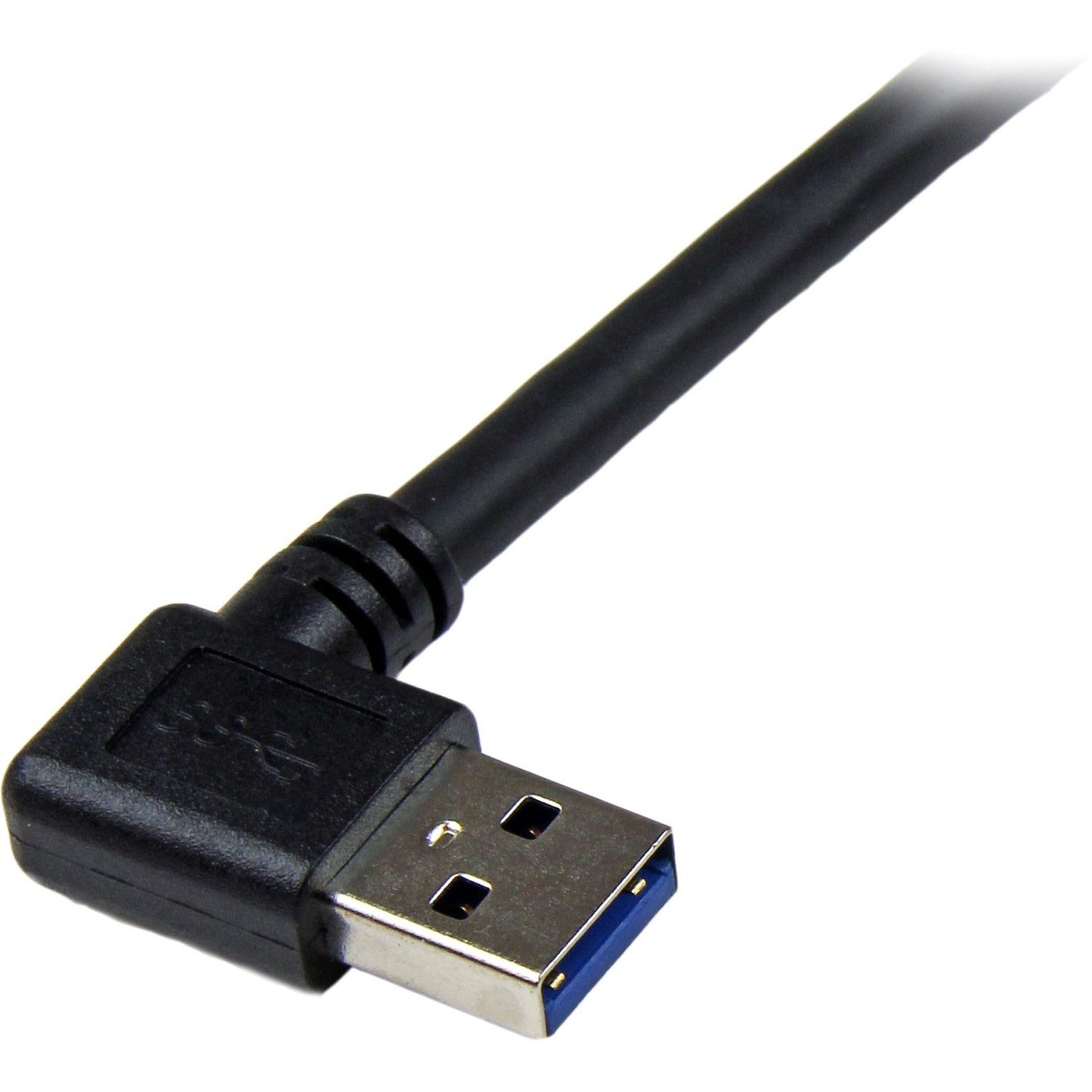 StarTech 1m Black Usb 3 Cable Right Angle A To B (USB3SAB1MRA)