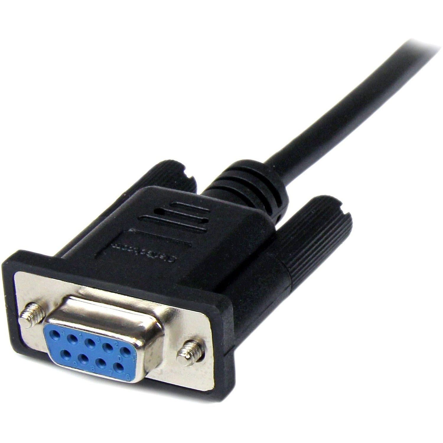 StarTech 1m Black Db9 Rs232 Null Modem Cable F/m (SCNM9FM1MBK)