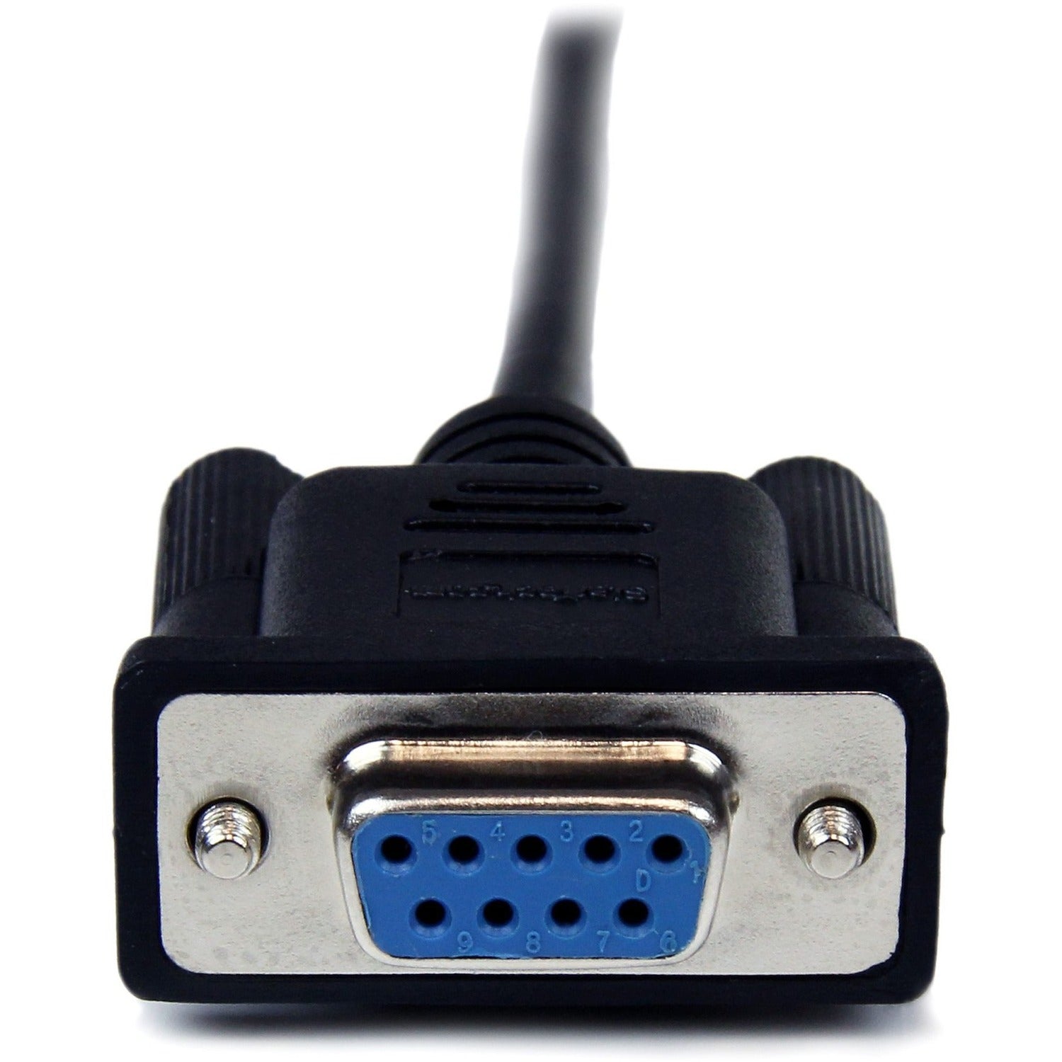 StarTech 1m Black Db9 Rs232 Null Modem Cable F/m (SCNM9FM1MBK)