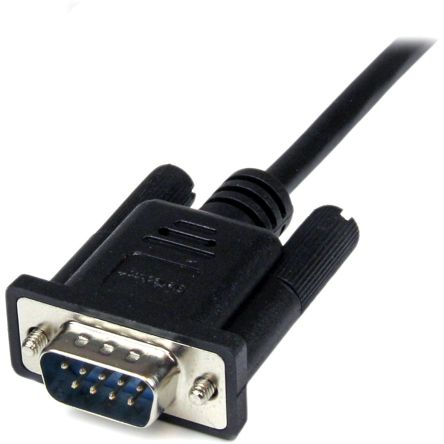 StarTech 1m Black Db9 Rs232 Null Modem Cable F/m (SCNM9FM1MBK)