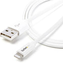 StarTech 1m White 8-pin Lightning To Usb Cable (USBLT1MW)