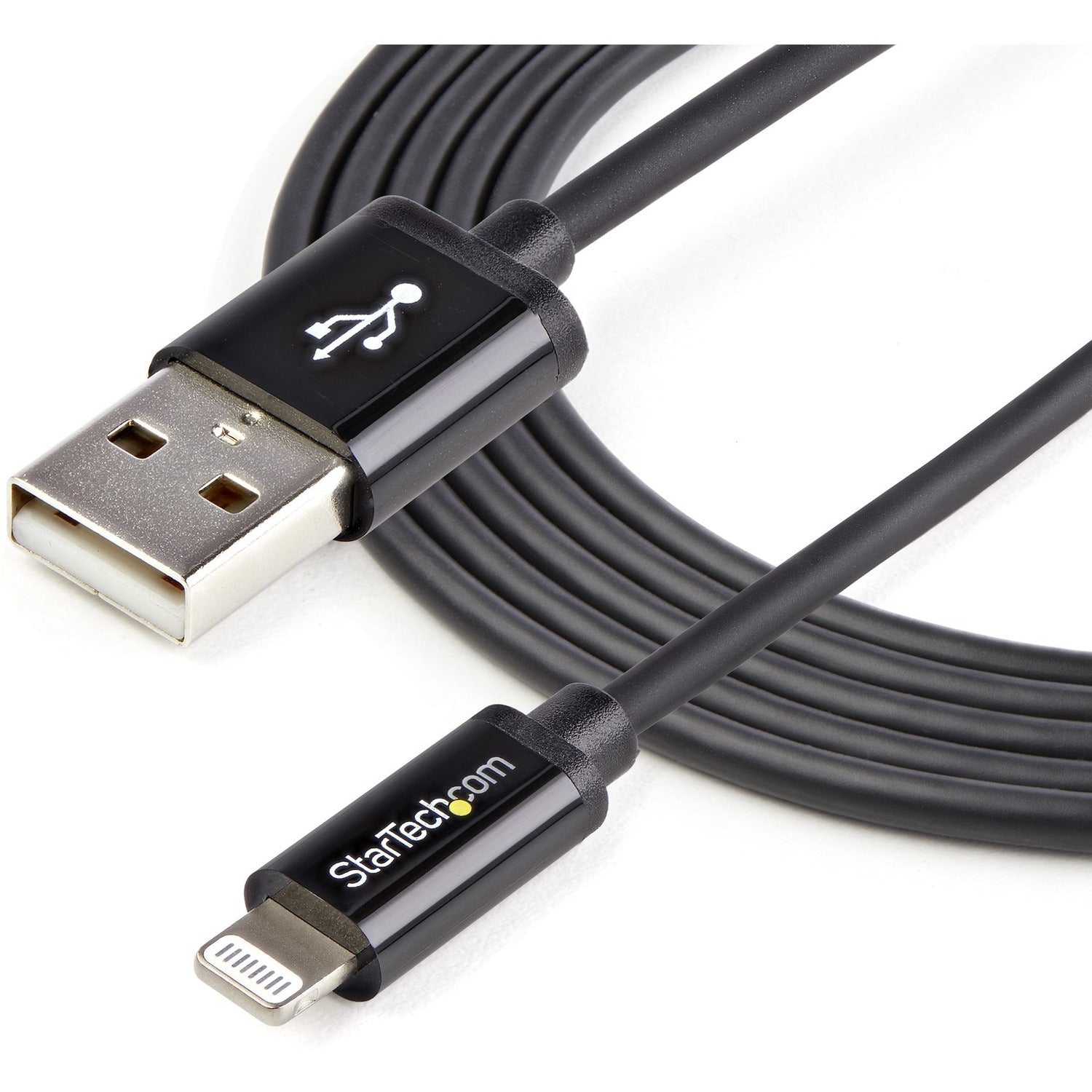 StarTech 2m Black 8-pin Lightning To Usb Cable (USBLT2MB)