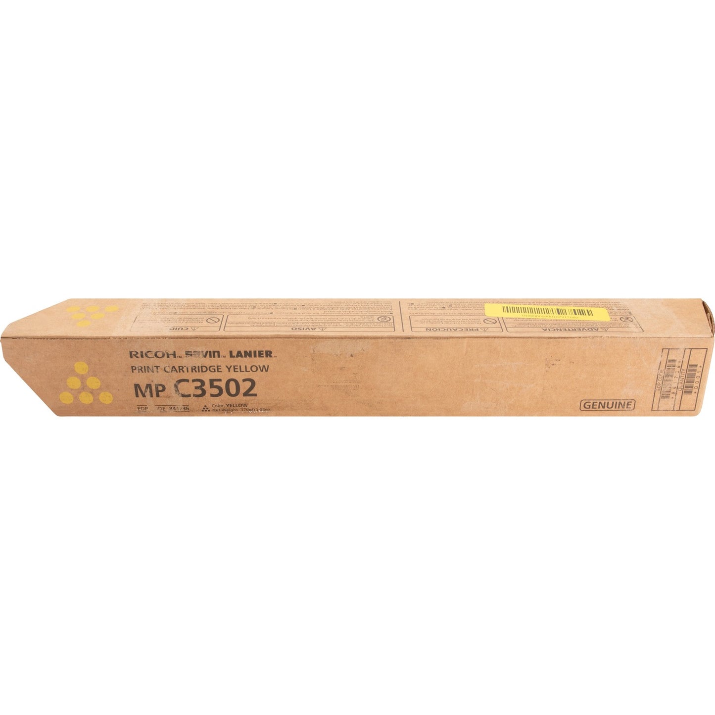 Ricoh Original Laser Toner Cartridge - Yellow - 1 Each (841736)
