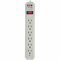 Eaton Tripp Lite Series Protect It! 6-Outlet Surge Protector, 8 ft. (2.43 m) Cord, 990 Joules, Low-Profile Right-Angle 5-15P plug (TLP608)