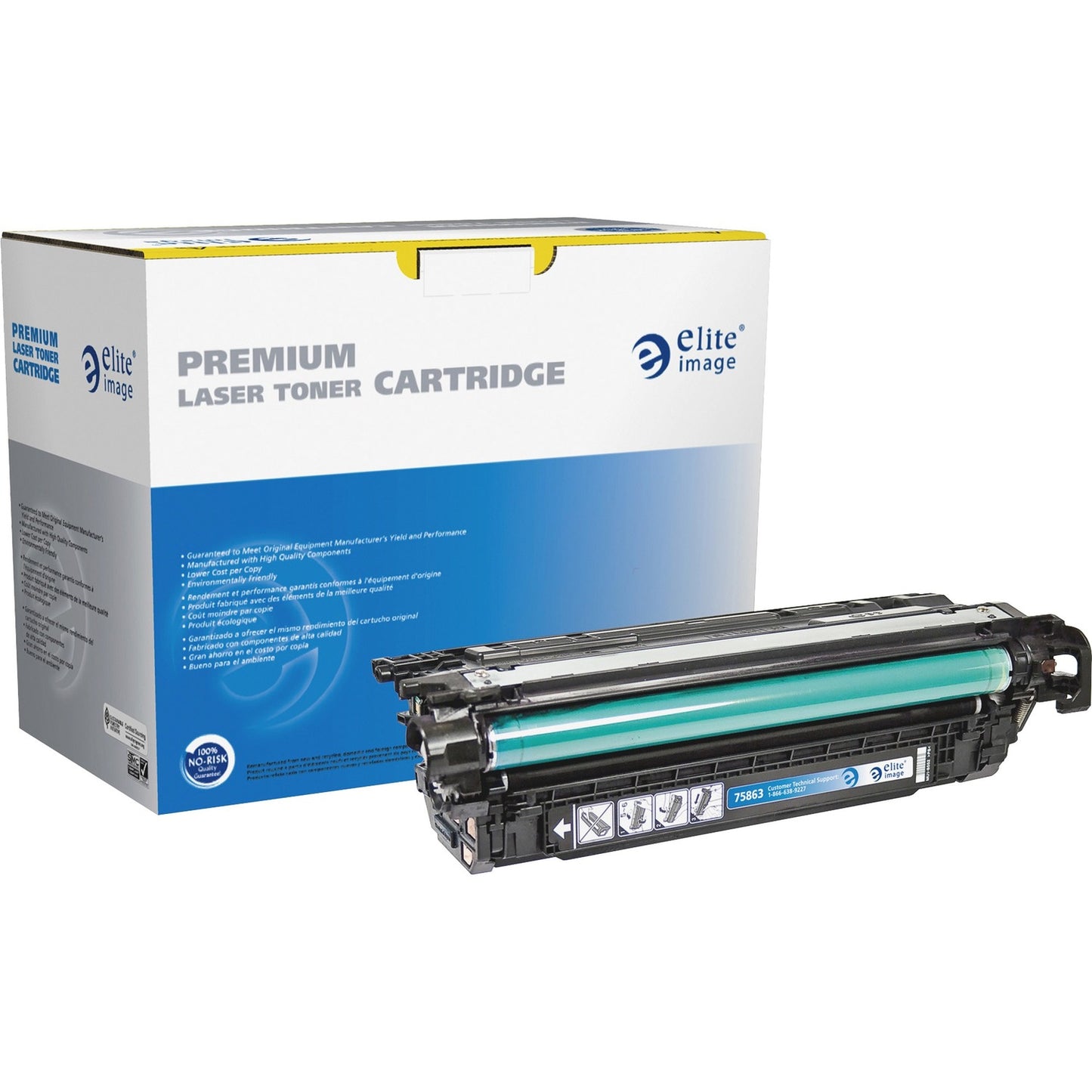 Elite Image Remanufactured High Yield Laser Toner Cartridge - Alternative for HP 646X (CE264X) - Black - 1 Each (75863)