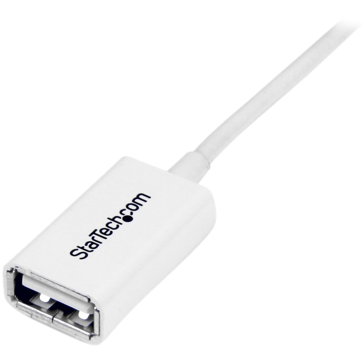 StarTech 1m White Usb 2.0 Extension Cable-m/f (USBEXTPAA1MW)