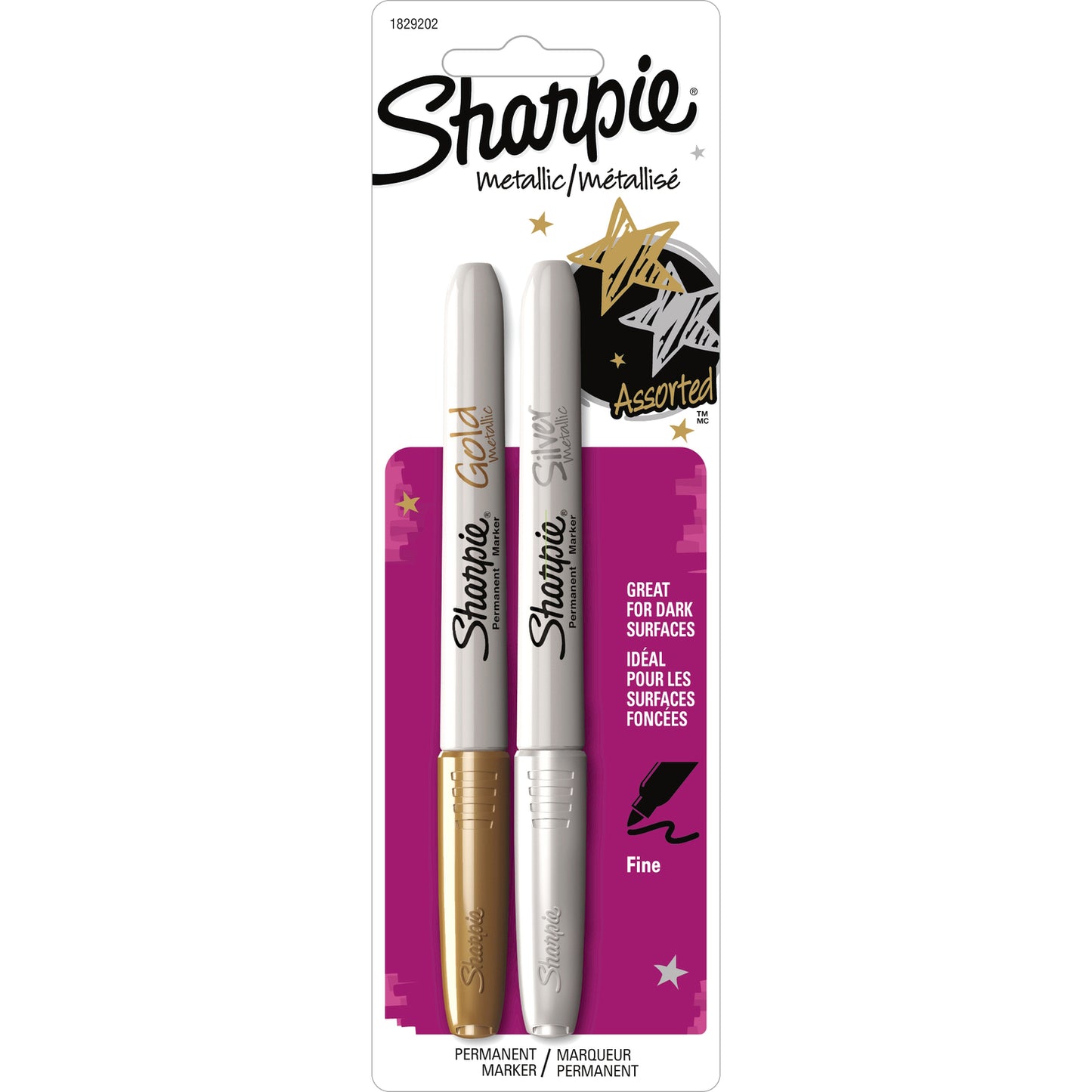 Sharpie Metallic Fine Point Permanent Marker (1829202)