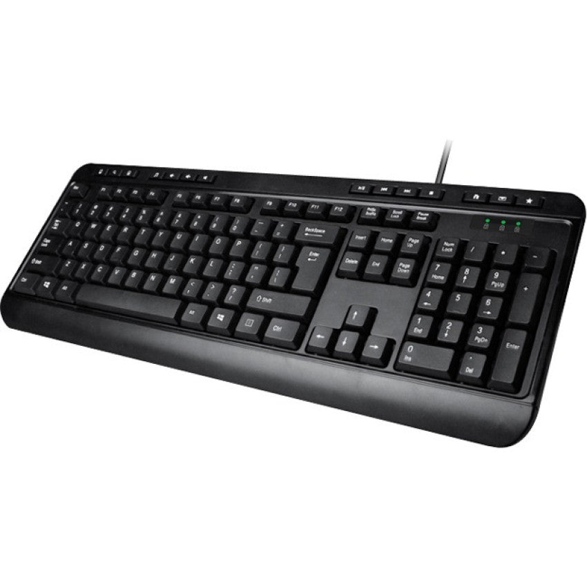 Adesso Desktop Multimedia Ps/2 Black Keyboard (AKB132PB)