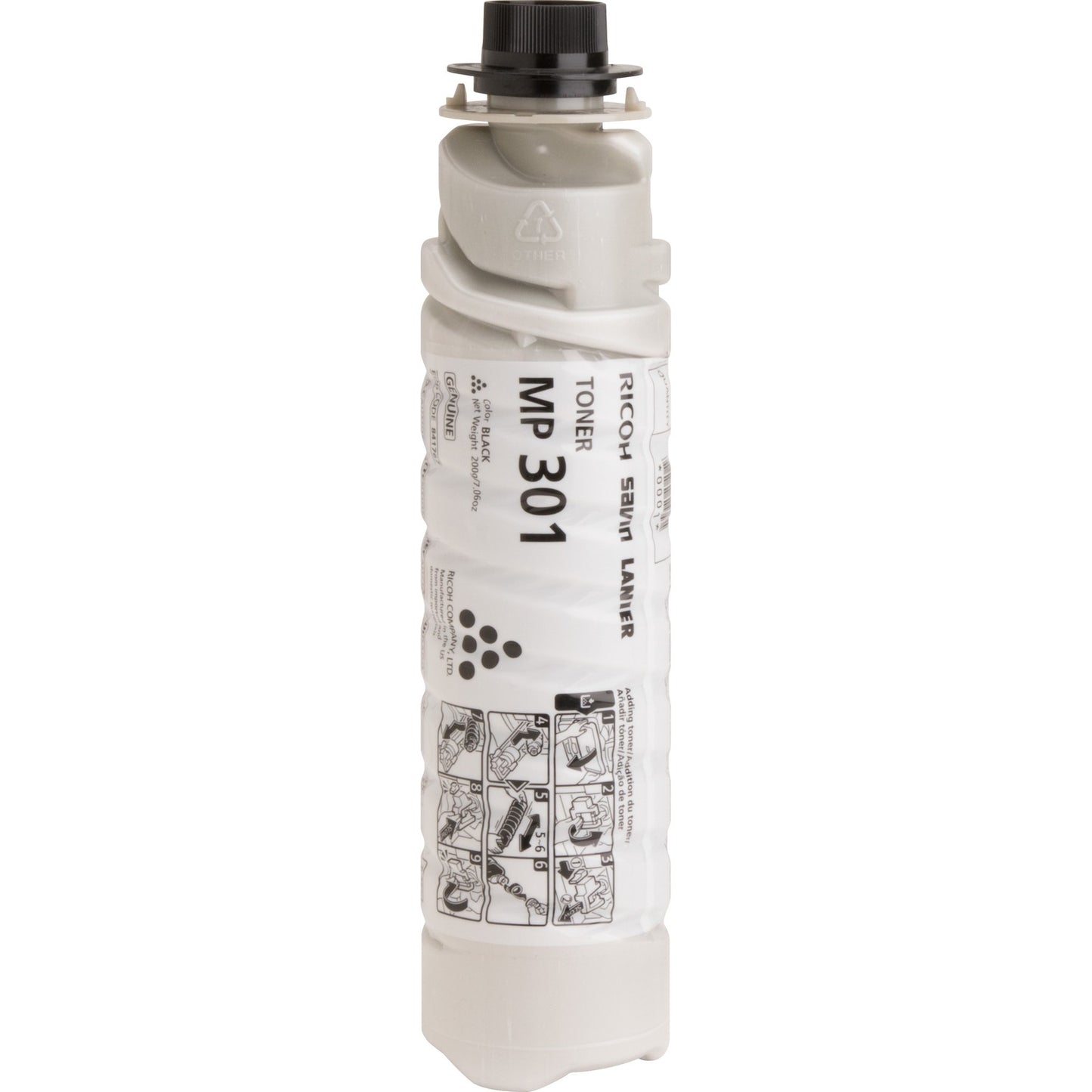 Ricoh Original Laser Toner Cartridge - Black - 1 Each (841767)