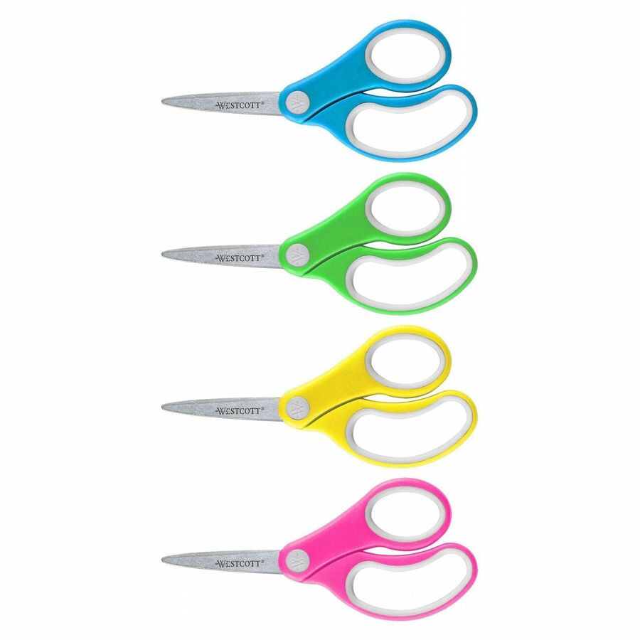 Westcott Soft Handle 5" Pointed Kids Value Scissors (14727)