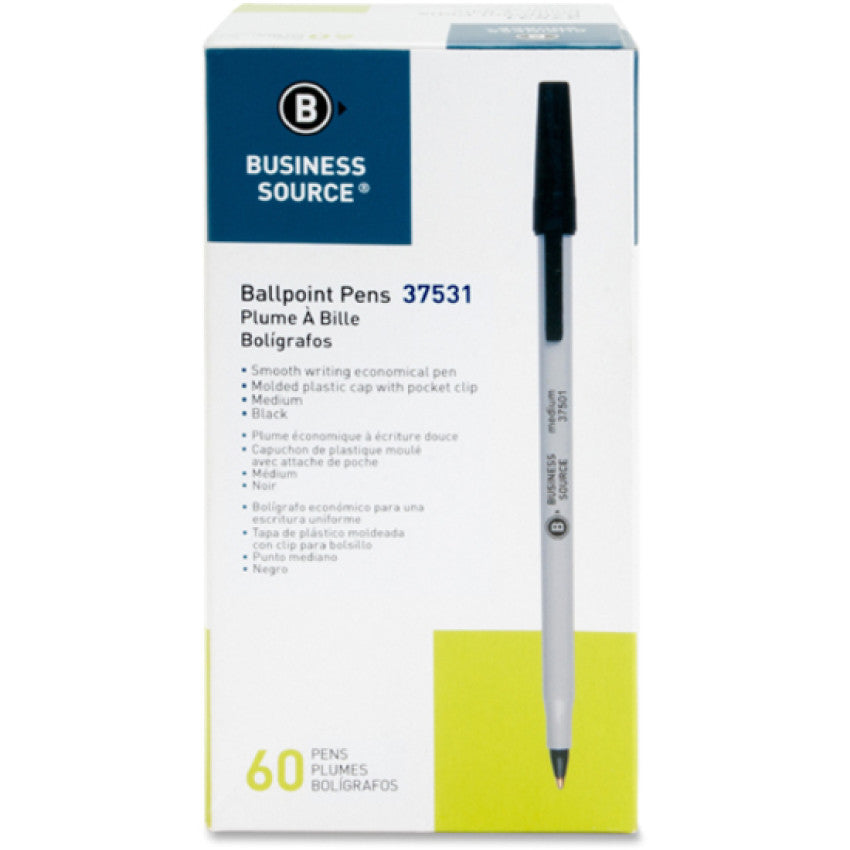 Business Source Bulk Pack Ballpoint Stick Pens (37531)