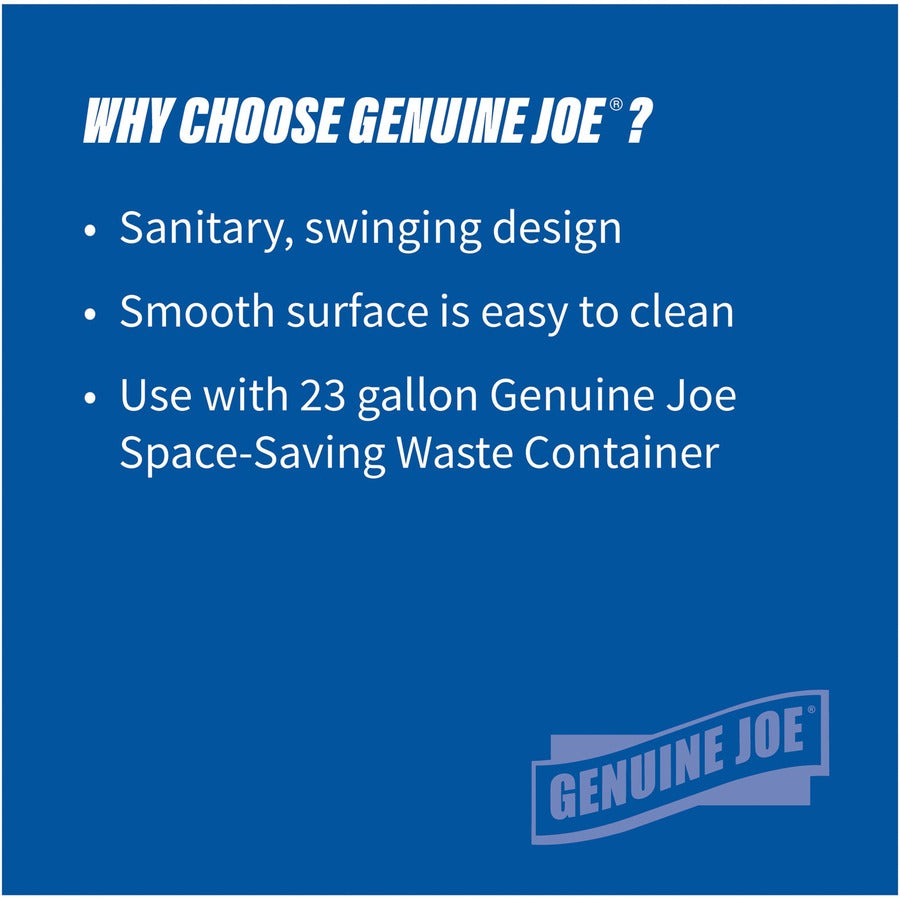 Genuine Joe Space-Saving Container Swing Lid (02343)