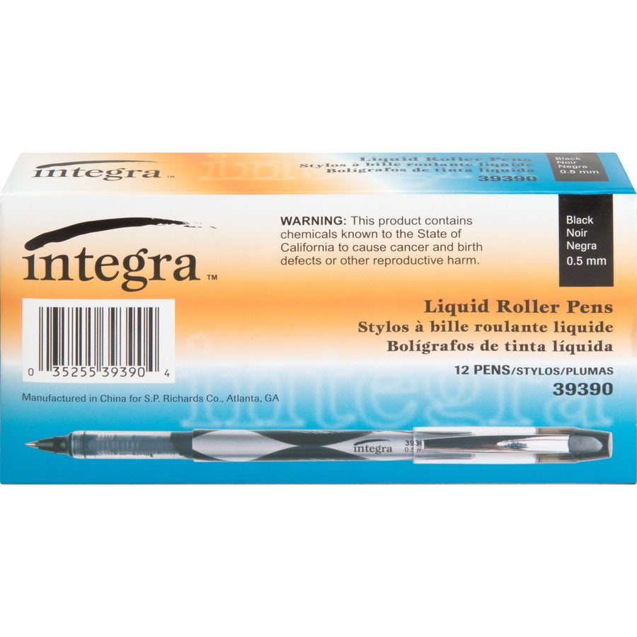 Integra Liquid Ink Rollerball Pens (39390)