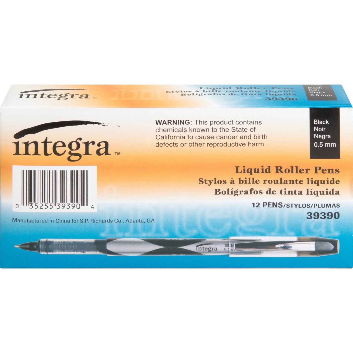 Integra Liquid Ink Rollerball Pens (39390)