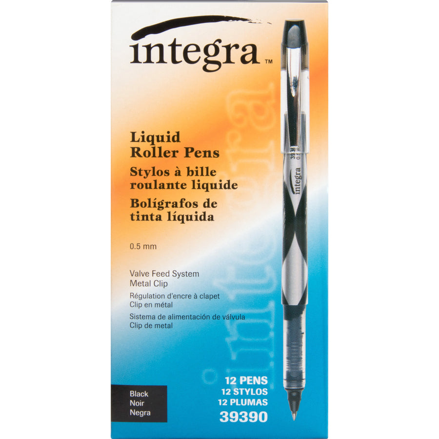 Integra Liquid Ink Rollerball Pens (39390)