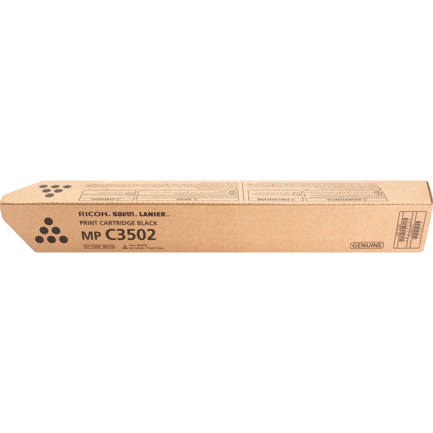 Ricoh Original Laser Toner Cartridge - Black - 1 Each (841735)