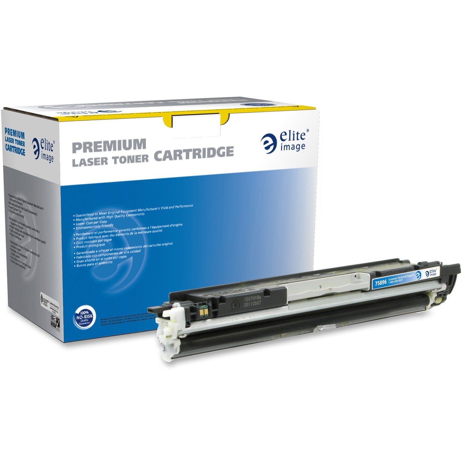 Elite Image Remanufactured Laser Toner Cartridge - Alternative for HP 126A (CE312A) - Yellow - 1 Each (75896)