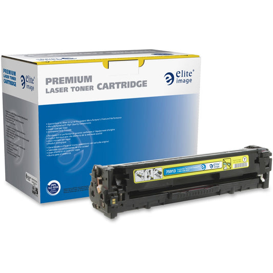 Elite Image Remanufactured Laser Toner Cartridge - Alternative for HP 131A (CF212A) - Yellow - 1 Each (75913)