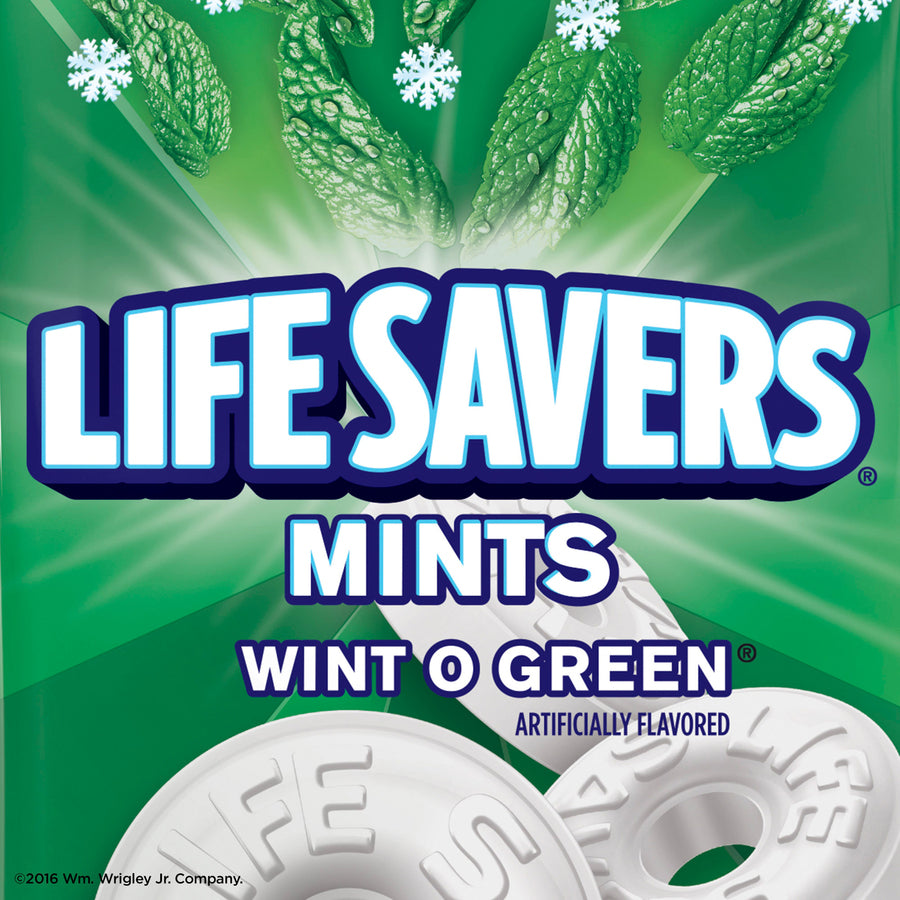 Wrigley Life Savers Mints Wint O Green Hard Candies (08504)