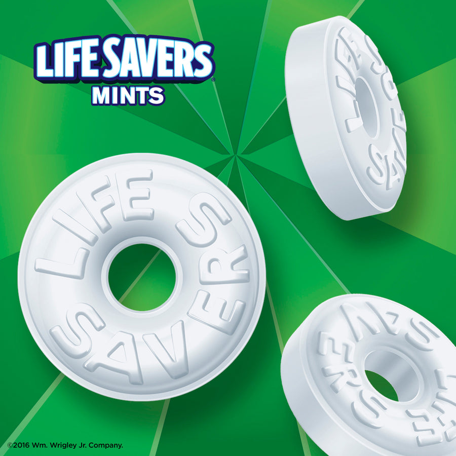 Wrigley Life Savers Mints Wint O Green Hard Candies (08504)
