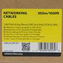 StarTech 1000 Ft Gray Plenum Cmp Cat6 Bulk Cable (WIRC6CMPGRY)