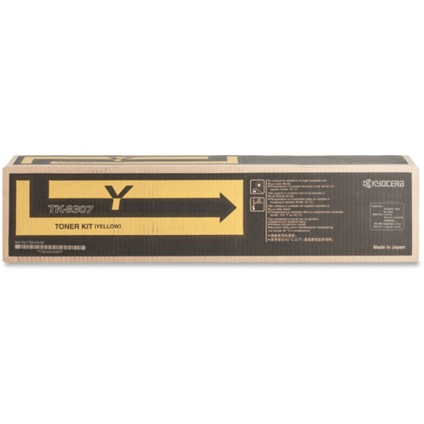 Kyocera TK8307Y Yellow Toner Cartridge