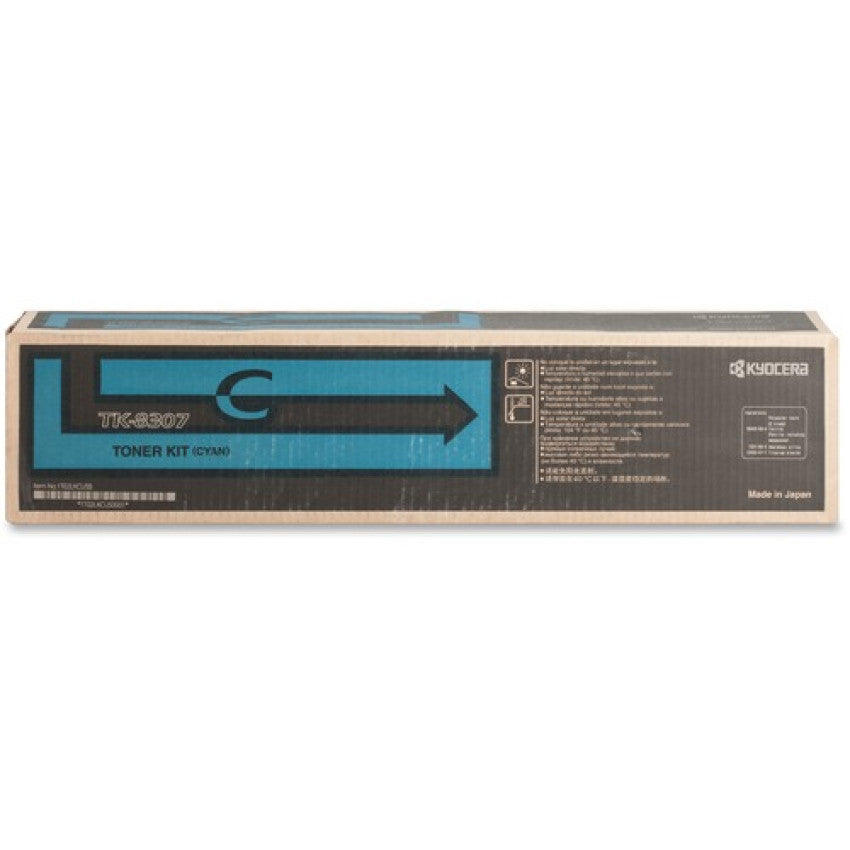 Kyocera TK-8307C Cyan Toner Cartridge