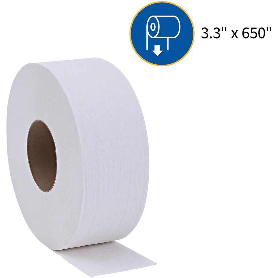 Genuine Joe 2-ply Jumbo Roll Dispenser Bath Tissue (2565012)