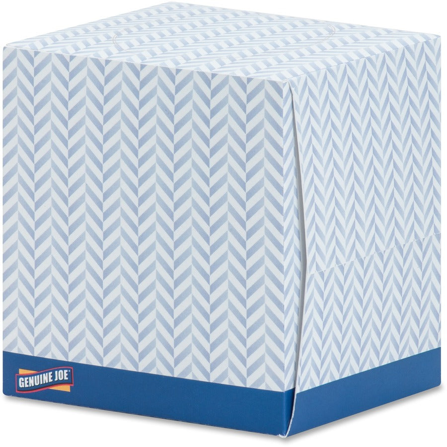 Genuine Joe Cube Box Facial Tissue (26085)