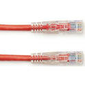 Black Box Cat6 550-mhz Locking Snagless Stranded Ethernet Patch Cable - Unshielded (utp), Cm Pvc (rj45 M/m), Red, 10-ft. (3.0-m) (C6PC70RD10)