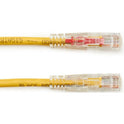 Black Box Cat6 550-mhz Locking Snagless Stranded Ethernet Patch Cable-unshielded(utp), Cm Pvc (rj45 M/m), Yellow, 10-ft. (3.0-m) (C6PC70YL10)