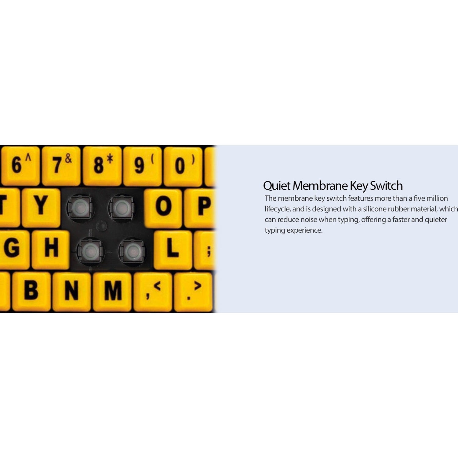 Adesso Easyview 4x Large Print Desktop Usb Keyb (AKB132UY)