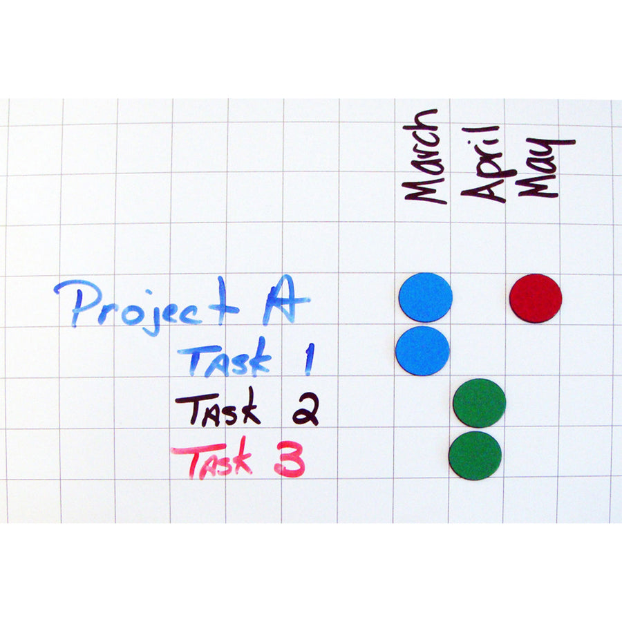 MasterVision Magnetic Color Coding Dots (FM1605)