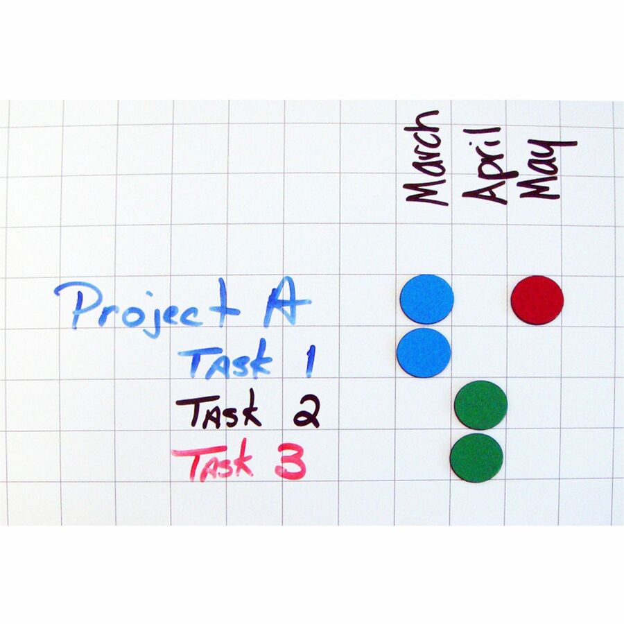 MasterVision Magnetic Color Coding Dots (FM1618)