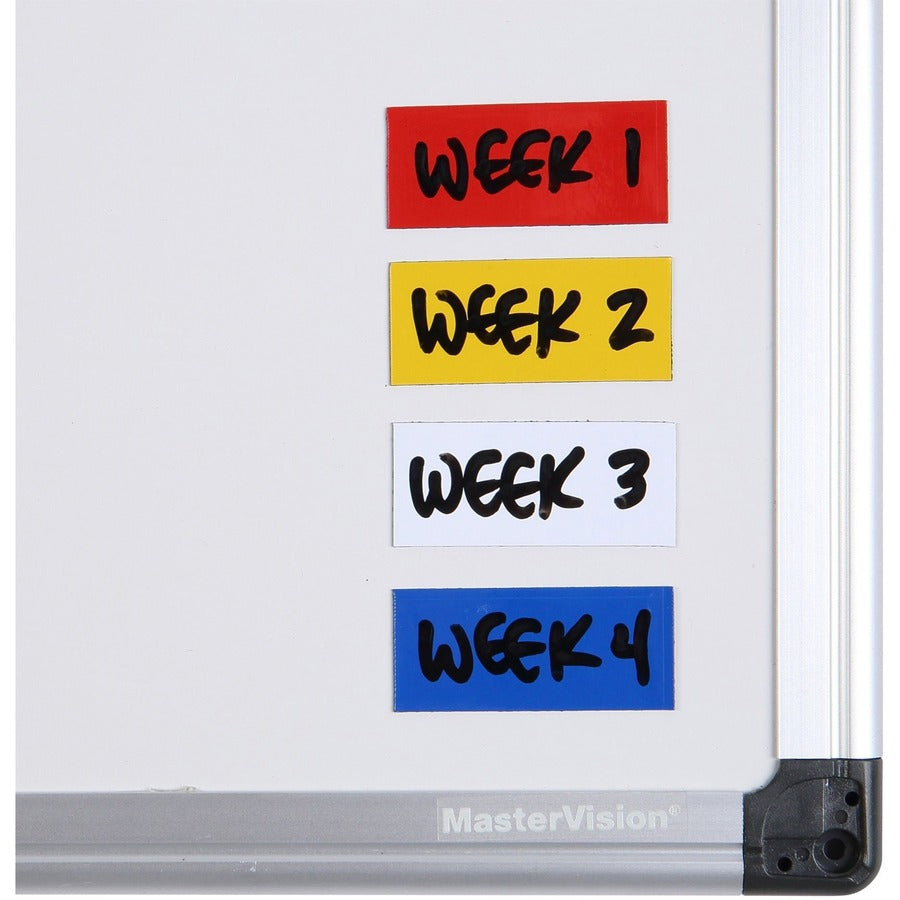 MasterVision 2" Magnetic Dry Erase Strips (FM2401)