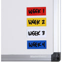 MasterVision 2" Magnetic Dry Erase Strips (FM2418)