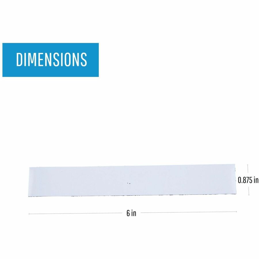 MasterVision 6" Magnetic Dry Erase Strips (FM2518)