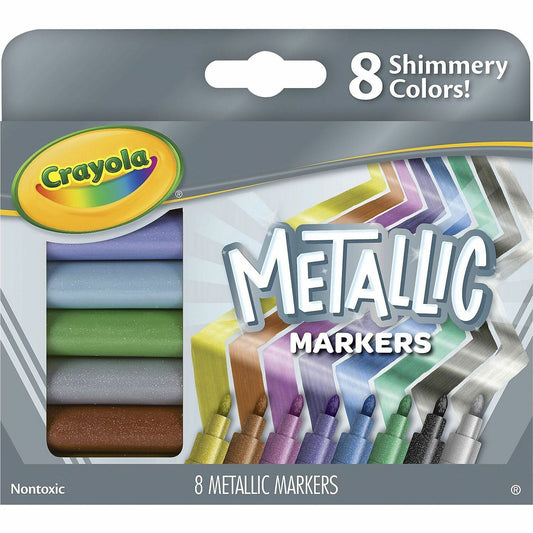 Crayola 8-color Metallic Markers (588628)