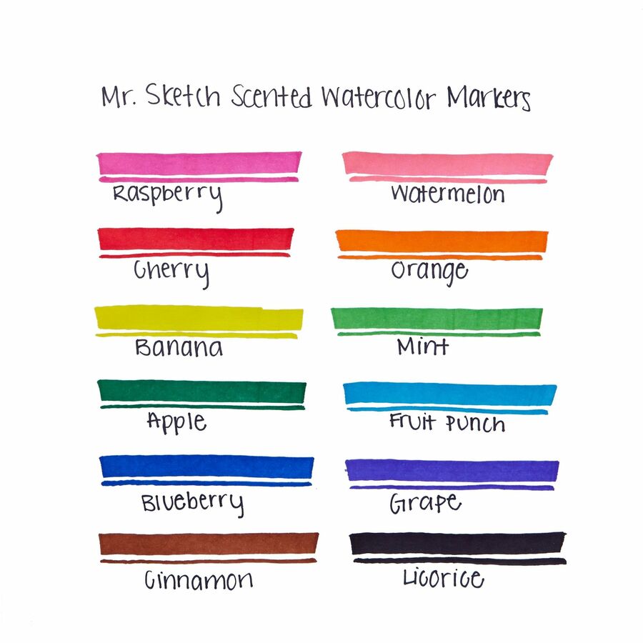 Mr. Sketch Scented Watercolor Markers (1905069A)