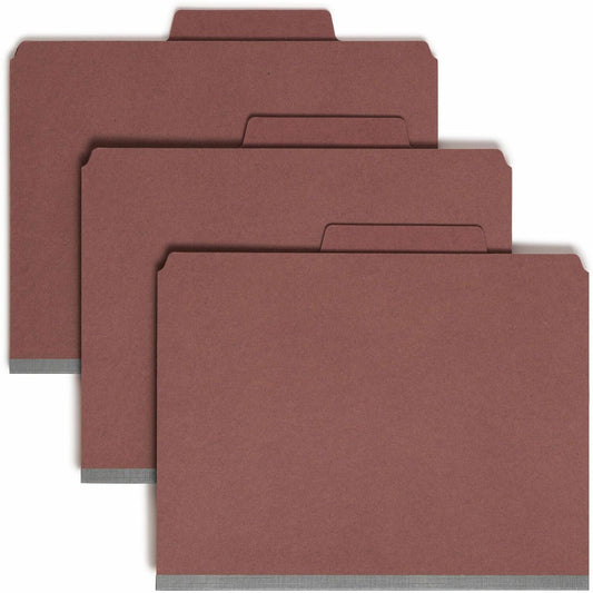 Smead SuperTab 2/5 Tab Cut Letter Recycled Classification Folder (14070)