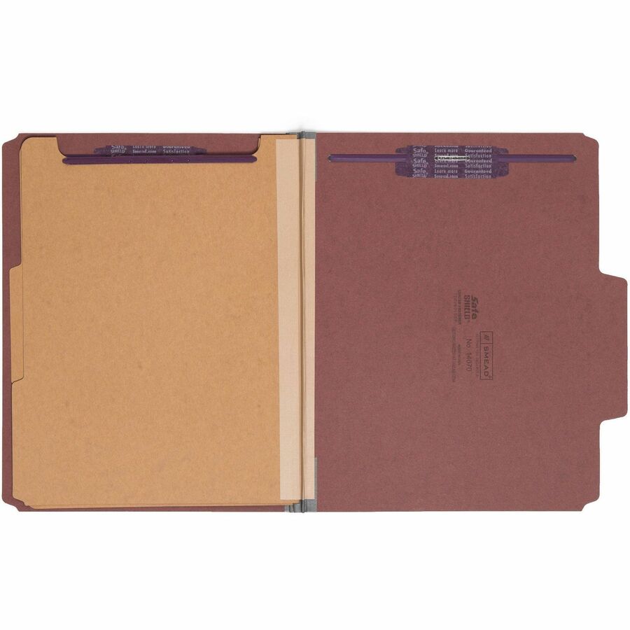 Smead SuperTab 2/5 Tab Cut Letter Recycled Classification Folder (14070)